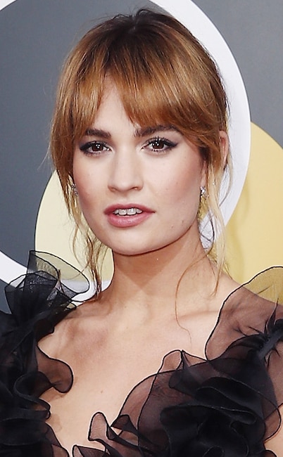 ESC: Beauty Tips, Golden Globe Awards 2018, Lily James